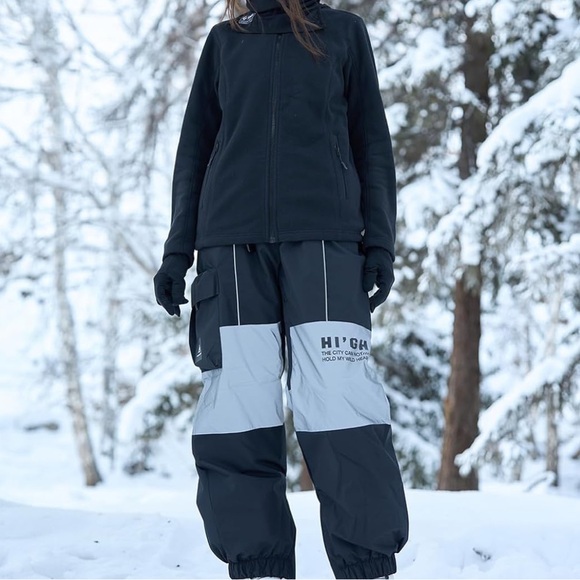 high experience Pants - Pants snowboarding snow pants waterproof Windproof hiking winter warm reflective